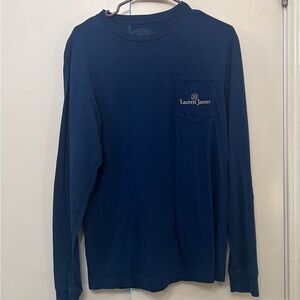 Gently used Lauren James long sleeved pocket tshirt size Small